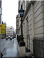 Blue lamp outside Charing Cross Police Station