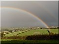 Double rainbow near Pillaton