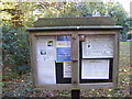 TM2552 : St Michael's Church Boulge Notice Board by Geographer