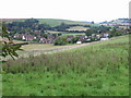 Looking NE towards housing at the north of Elham