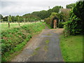 View along Cock Lane