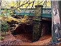 Bridge over disused "Whelley Loop" railway line