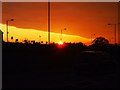 Sunset over Hanwell Town F.C.