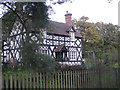 Half-timbered house at Albrighton