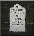 Milestone, Burnley Road A646, Luddenden Foot