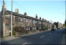 SE0026 : Terrace houses, Burnley Road A646, Mytholmroyd by Humphrey Bolton