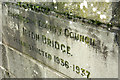 Inscription on Irfon Bridge