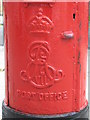 Edward VII postbox, Mansfield Road / Estelle Road, NW3 - royal cipher