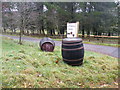 Whisky Barrels at  Mains of Faillie Road End