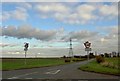 Junction and pylons on Laneham Road