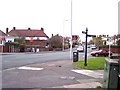 Signpost on Birkenhead Road Meols