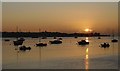 SX9781 : Sunrise over the Exe estuary by Derek Harper