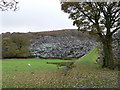 Disused slate quarry to the south of Talysarn