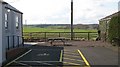 Parking area, Eckford village hall