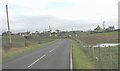 The last few metres of Station Road  as it approaches Rhosneigr Station