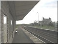 View South in the direction of London along No 1 Platform at Rhosneigr Station