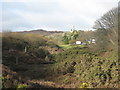 Looking up the Poldice Valley at Todpool