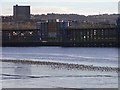 NZ2362 : Dunston Coal Staithes and wading birds by Oliver Dixon