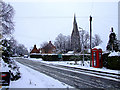 Ewerby Village showing St Andrews Spire