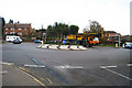 Roundabout at junction of London Road, High Street, Market Road &  North Trade Road