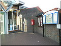 Postbox outside Littlehampton Station