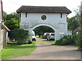 Decorative archway, Thorpeness Meare