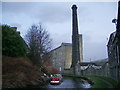 Chimney beside the canal