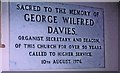 Memorial, Zoar Chapel of Rest, Llanteg