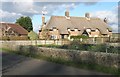 Thatched cottage just past The Black Horse