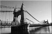 TQ2378 : Hammersmith Bridge by Tim Westcott