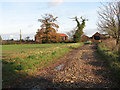 View east along Granary Lane