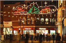 J3374 : Christmas lights, Belfast (2008) by Albert Bridge