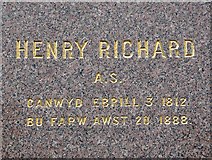 SN6859 : Henry Richard inscription, Tregaron by Roger  Kidd