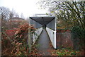 Bridge over the railway line near Barnetts wood.