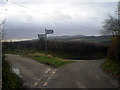 Lane junction near Nethercott