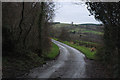 Minor road heading for Rhydcymerau