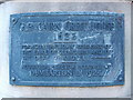 NS3975 : Plaque on Glencairn's Greit House by Lairich Rig