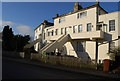 Flats with flying buttress type entrance stairs, Claremont Rd