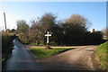 Junction of Pannel Lane, Workhouse Lane & Wickham Rock Lane