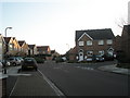 Looking eastwards along Edenbridge Road