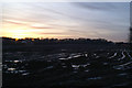 Sunset over the M6, by Junction 23, the A580