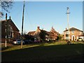 Sturminster Marshall: the maypole and old chapel