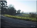 Frosty corner under Hawkesdown Hill