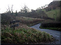 Lane near Hill-End Farm