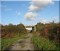 Railway bridge over the Soar road