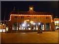 Ross-on-Wye market house - bedecked