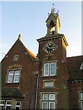TL0750 : Goldington Green Lower School Clock and Bell tower by M J Richardson