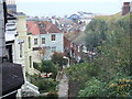 Coburg Place and a view over Hastings Old Town