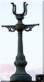 Old gas lamp stand