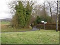 Road junction near Damsells Cross